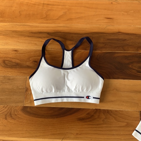 Champion Logo Stripe Sports Bra - Picture 3 of 4